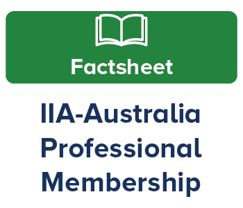 IIA-Australia Factsheet - IIA-Australia Professional Membership  