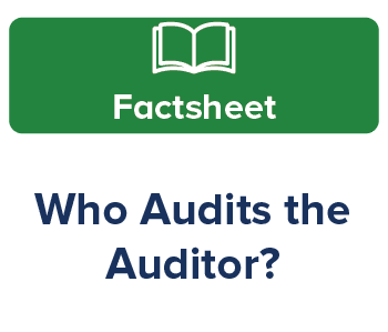 IIA-Australia Factsheet - Who Audits the Auditor